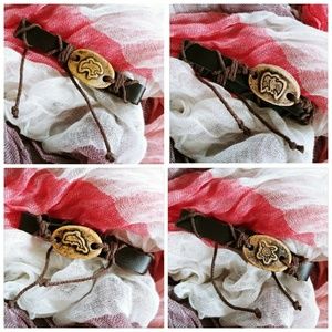 WORLD OF GOOD DOLPHIN TURTLE BIRD ADJ BRACELET